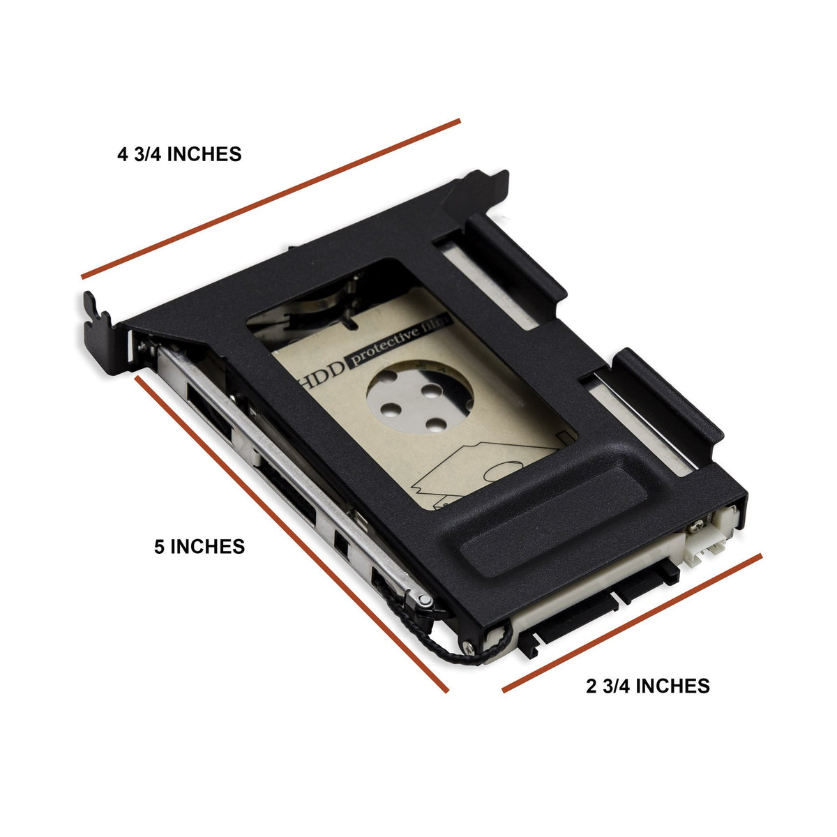 PCI Slot Tray Less Mobile Rack for 2.5" Sata III HDD SSD SY-MRA25023