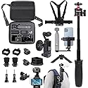 PellKing Accessories Kit for Osmo Pocket 3,Included Carrying Case,Magnetic Mount,Phone Monitor Holder,Selfie Stick,Mini Tripod,Desk Support