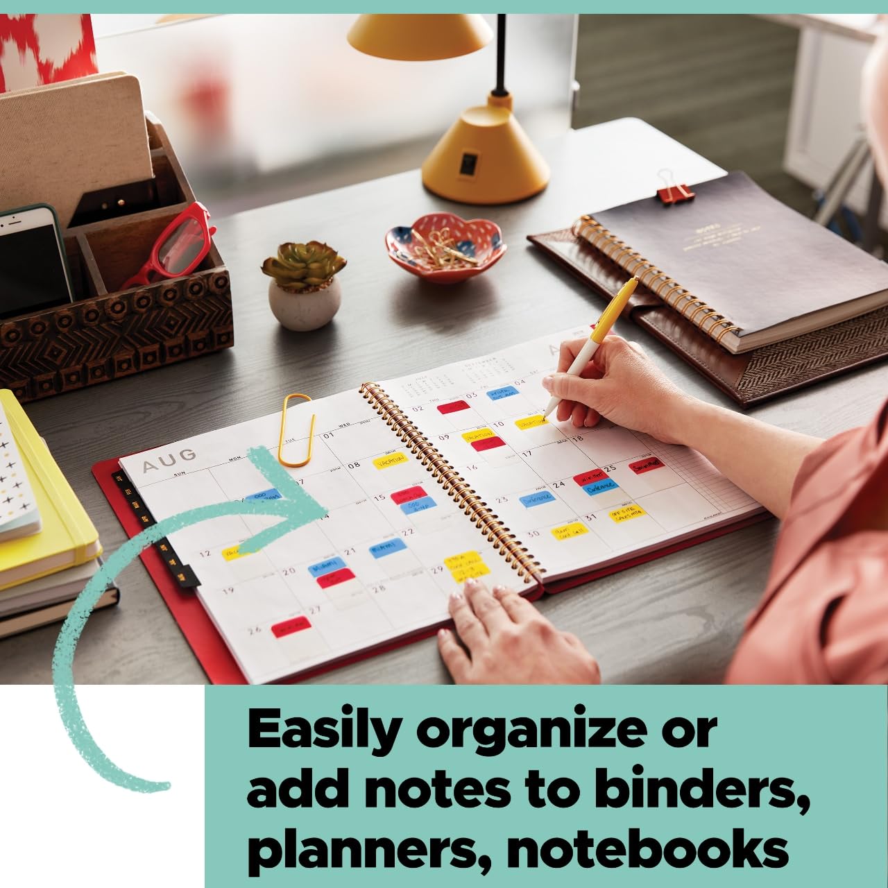 Post-it Flags, 0.94 in. x 1.7 in., One Dispenser with 20-Count Sticky Tabs in Alternating Colors (60 Flags Total), Removable Page Markers for Books