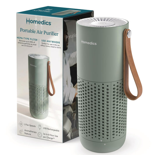 Homedics Personal Air Purifier with HEPA-Type Filter & Activated Carbon
