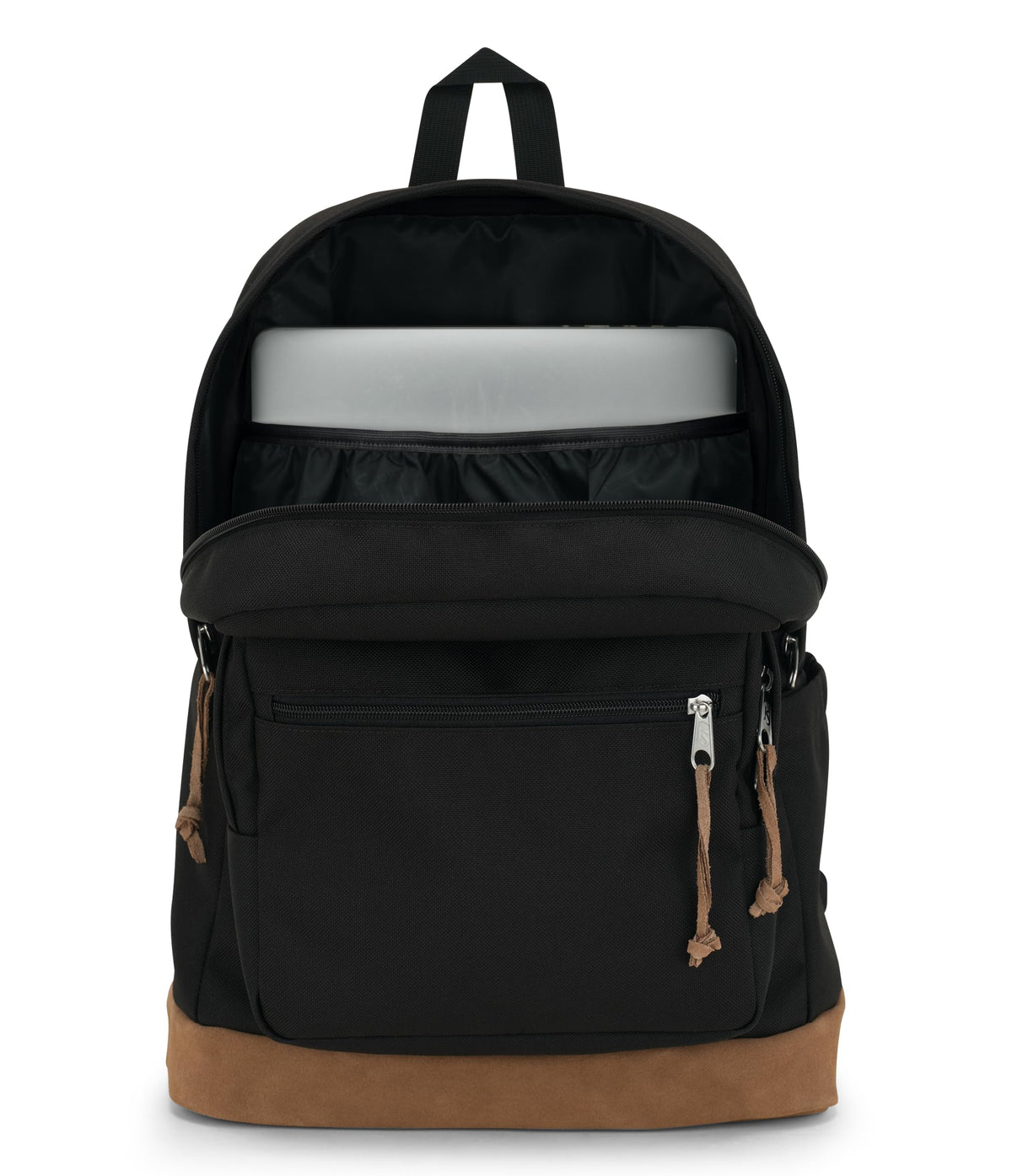JanSport Right Pack Backpack - Durable Daypack with Padded 15" Laptop Sleeve, Spacious Main Compartment & Integrated Water Bottle Pocket - Black