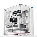 Thermalright A70 White ATX Gaming Case Three-Sided Column-Free Glass 8 CPU Fan Slots + Four-Way Airflow Tool-Free Quick Release Vertical Graphics Card