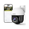 Tenda 5MP QHD Outdoor Pan/Tilt Wi-Fi Security Camera, 360° Full Coverage, Color Night Vision, AI Human/Vehicle/Motion Detection, 2-Way Talk, IP65