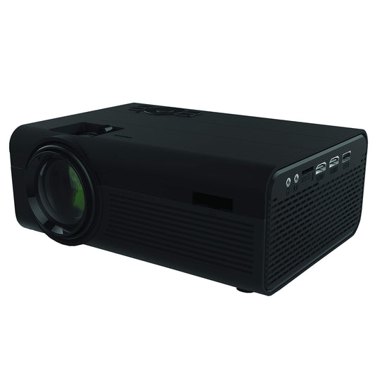 Supersonic SC-80P HD Digital Projector, 1080p Resolution, 2000 Lumina LED Lamp, True Colors, Powerful Sound, VGA/2 HDMI/USB2.0/ Micro SD Card & AV