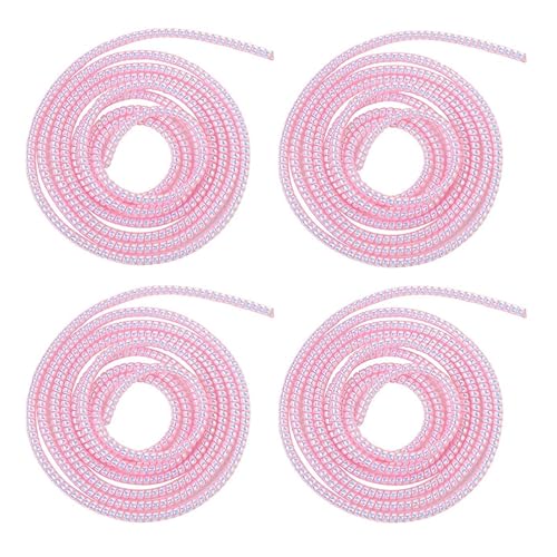 4Pcs Spiral Cable Protector,Chargers Data Cable Protect Sleeve,Headphone Cable Saver for Phone Earphone USB Data Cableor for Prevent Pets from Biting