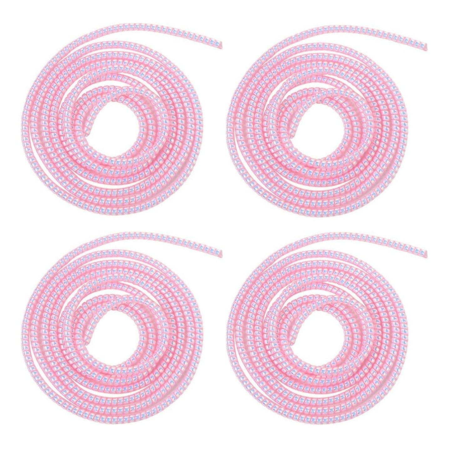 4Pcs Spiral Cable Protector,Chargers Data Cable Protect Sleeve,Headphone Cable Saver for Phone Earphone USB Data Cableor for Prevent Pets from Biting