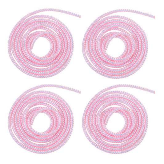 4Pcs Spiral Cable Protector,Chargers Data Cable Protect Sleeve,Headphone Cable Saver for Phone Earphone USB Data Cableor for Prevent Pets from Biting