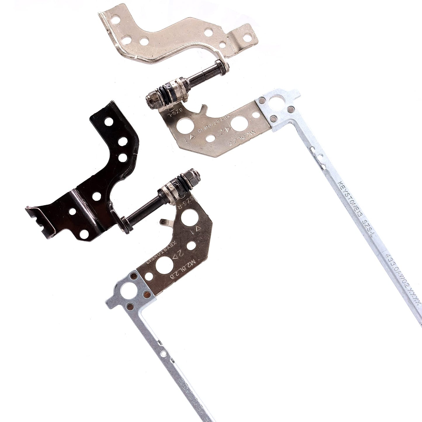 Deal4GO KEYSTONE13 LCD Hinge kit 0KN68T KN68T for Dell Latitude 13 3380 Chromebook 13 3380 Screen Hinges (Non-Touchscreen)