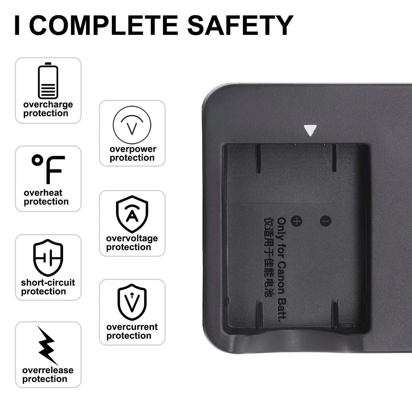 NB-13L CB-2LH CB-2LHT Wall Quick Battery Charger Compatible with Canon PowerShot G7X G7X Mark II III G9X G9X Mark II SX620 SX720 SX730 SX740 HS G1X G1