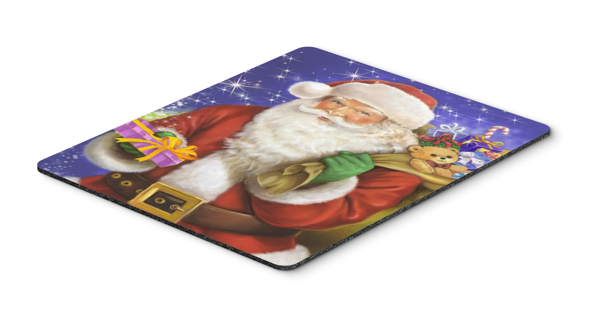 Caroline's Treasures APH7595MP Christmas Santa Claus Ready to Work Mouse Pad, Hot Pad or Trivet for Home Office Gaming Working Computers Laptop Mouse