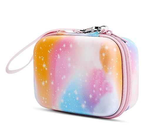 MoKo Kids Camera Case Compatible with Seckton/Goopow/CIMELR/Ourlife/OZMI/GKTZ/Dylanto/PROGRACE/Rindol/Dwfit/hyleton Digital & Video Camera, PU Hard