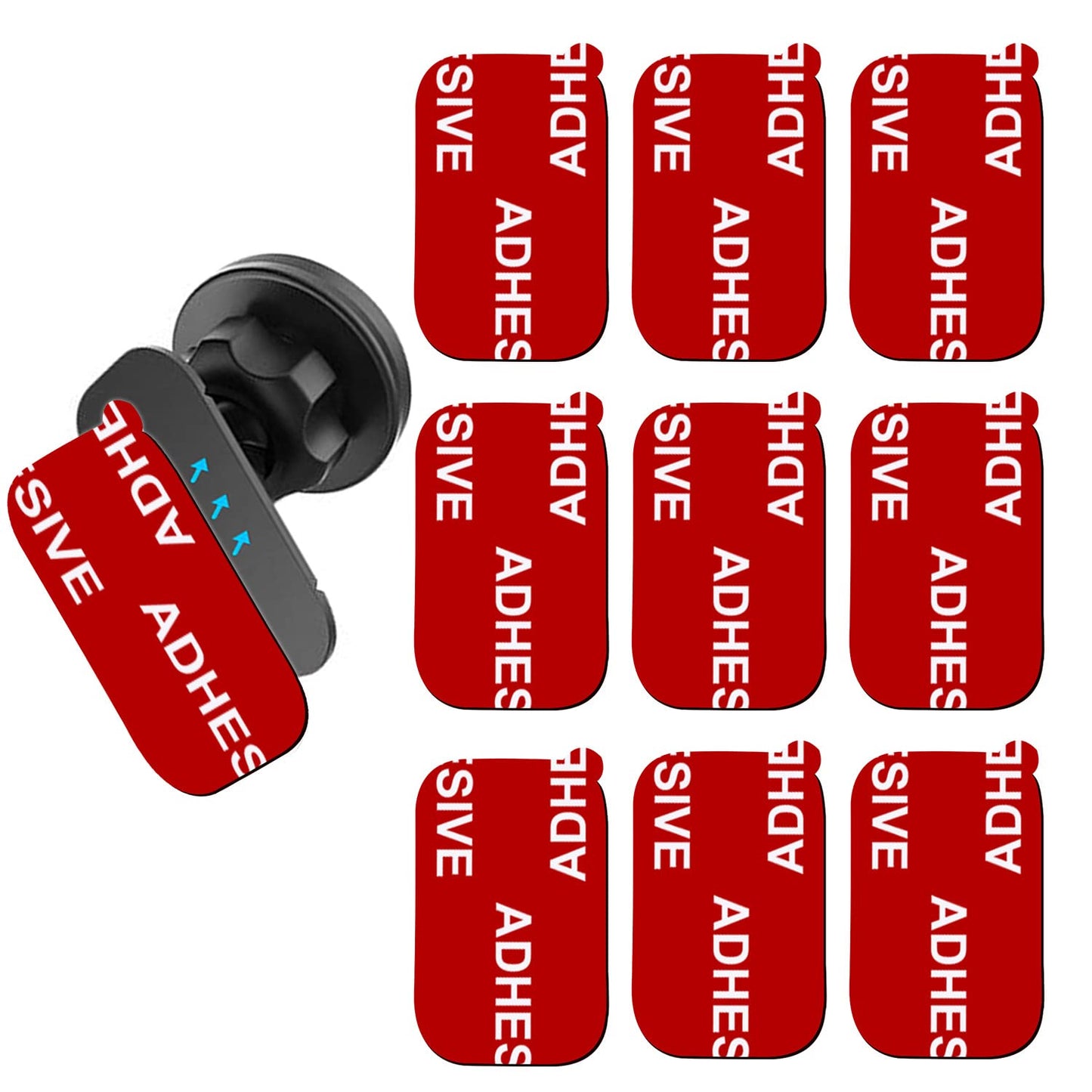 Very High Bond Car Adhesive, AZXYI 9 PCS Dashboard Sticky Adhesive Replacement, Double Sided Sticky Pads Sticker Tapes for Mounting Windshield
