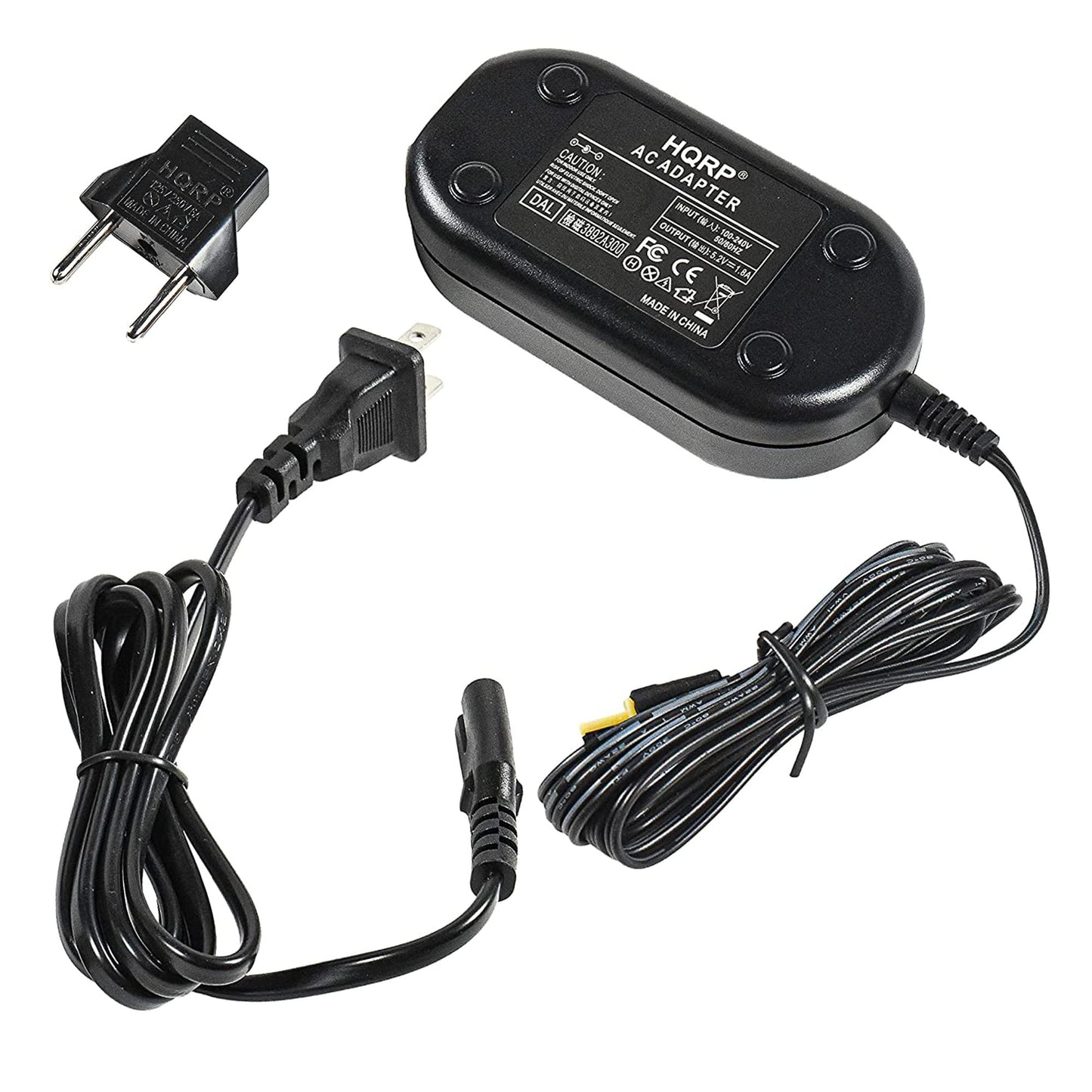 HQRP AC Adapter Charger Compatible with JVC GZ-MG750 GZ-MG750AUS GZ-MG750BUS GZ-MG750RUS GZ-MG750U GZ-HM350 GZ-HM545 GZ-HM965 GZ-HM970 GZ-HM990…