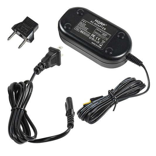 HQRP AC Adapter Charger Compatible with JVC GZ-MG750 GZ-MG750AUS GZ-MG750BUS GZ-MG750RUS GZ-MG750U GZ-HM350 GZ-HM545 GZ-HM965 GZ-HM970 GZ-HM990…