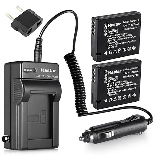 Kastar Battery (X2) & AC Travel Charger for Leica BP-DC10, BP-DC10-E, BP-DC10-U, BPD10 and Leica D-Lux 5, D-Lux 6 Digital Cameras