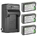 Kastar 3-Pack Battery and AC Wall Charger Replacement for Panasonic PV-DV900, PV-DV901, PV-DV910, PV-DV951, PV-DV952, PV-DV953, PV-GS2, PV-GS9