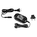 HQRP Replacement AC Adapter/Charger Compatible with JVC GZ-MS120, GZ-MS120A, GR-D350EW Camcorder with USA Cord & Euro Plug Adapter
