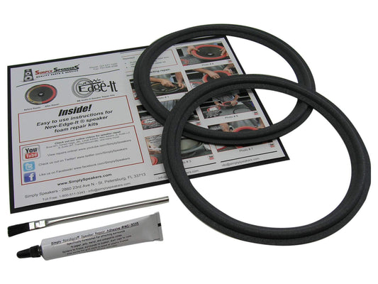 Simply Speakers 10 Inch Foam Speaker Repair Kit Compatible witj JBL LE10, LE111, FSK-9JBL (Pair)