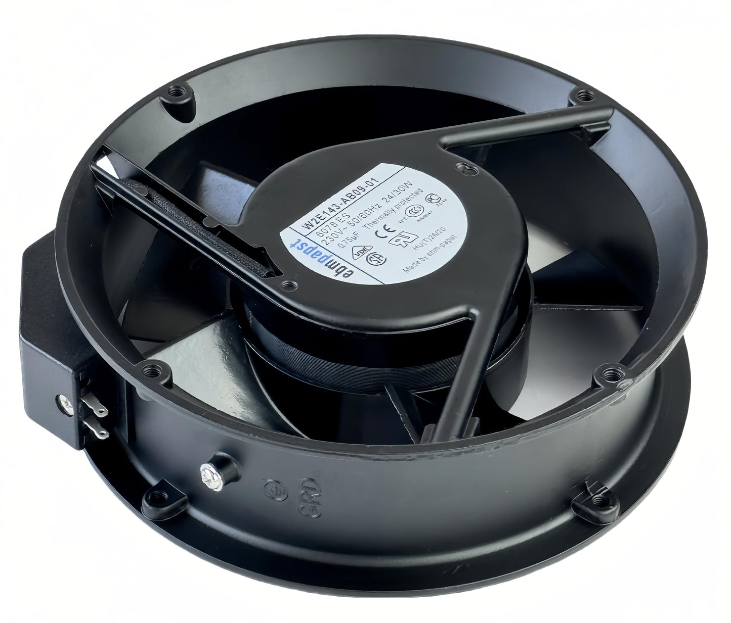 for EBM PAPST W2E143-AB09-01 Axial Cooling Fan, High Temperature Resistant Fan, 172X172X51mm 6078ES 230V 24/30W Case Cooling Fan