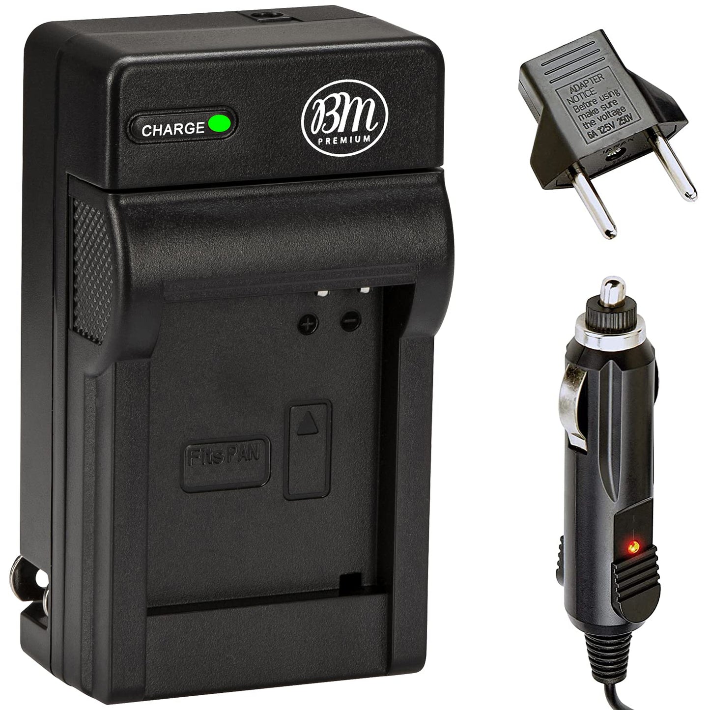 DMW-BCK7 Battery Charger for Panasonic Lumix DMC-FH25 DMC-FH27 DMC-FP5 DMC-FP7 DMC-FS16 DMC-FS18 DMC-FS22 DMC-FS35 DMC-FS37 DMC-S1 DMC-S2 DMC-S3