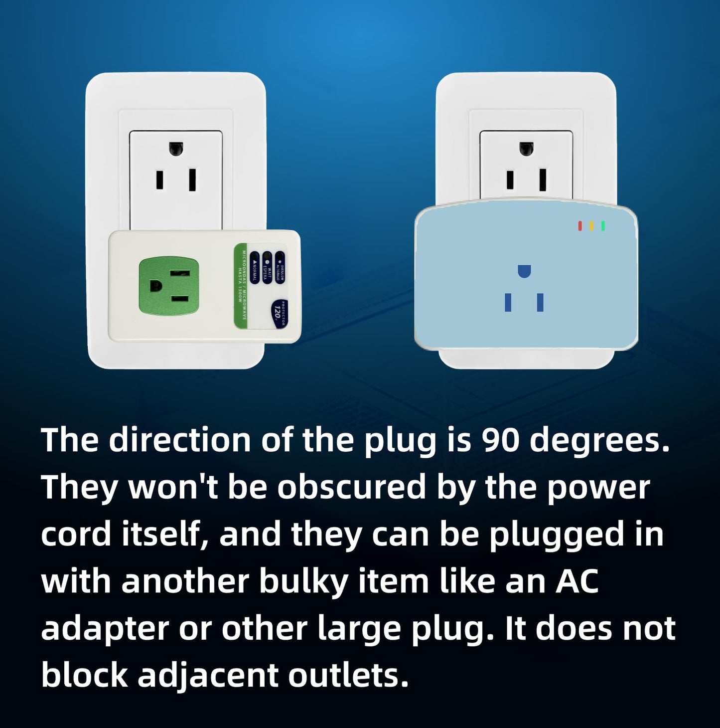 Emerand Electronic Voltage Protector(Surge Protector) Household Appliance Voltage Protection OverVoltage and UnderVoltage Protection Socket Surge