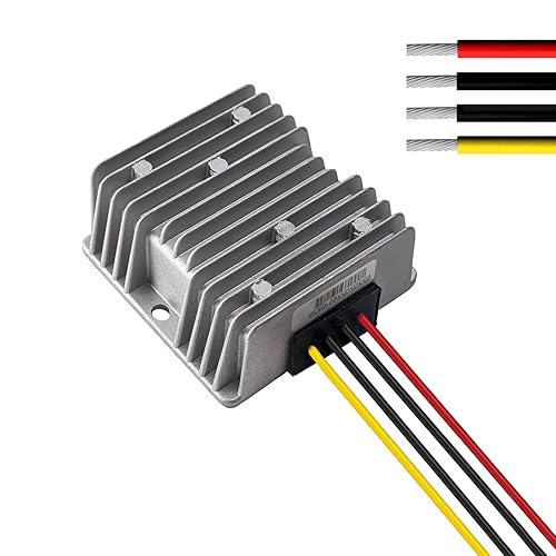DC 12v to 24v Step up Converter Regulator 10A 240W Power Supply Adapter for Motor Car Truck Vehicle Boat Solar System etc.(Accept DC9-20V Inputs)