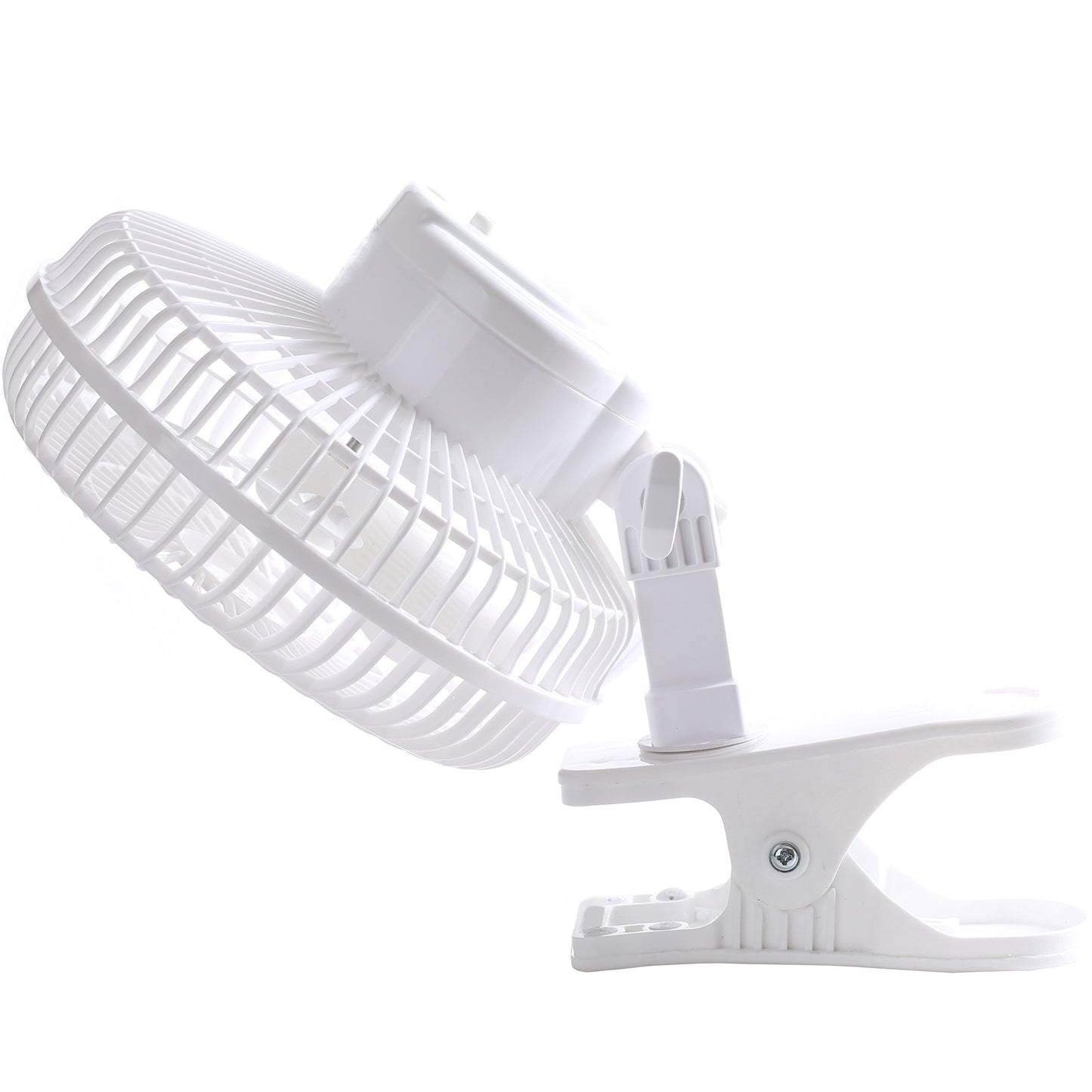 Genesis 6-Inch Clip Convertible Table-Top & Clip Fan Two Quiet Speeds - Ideal For The Home, Office, Dorm, More White (A1CLIPFANWHITE)