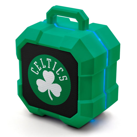 SOAR NBA Shockbox LED Wireless Bluetooth Speaker - Water Resistant IPX4, 5.0 Bluetooth with Over 5 Hours of Play Time - Small Portable Speaker