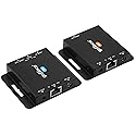 gofanco HDMI Extender Over CAT6/7 at 4K 30Hz - Up to 130ft (4K @30Hz), 230ft (1080p), Loopout, IR Extension, EDID Copy, HDCP 1.4, 7.1ch HD Audio, Near