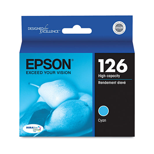 Epson T126220 OEM Ink - (126) Stylus NX330 NX430 Workforce 60 435 520 545 630 633 635 645 840 845 3520 3540 7010 7510 7520 DURABrite Ultra High