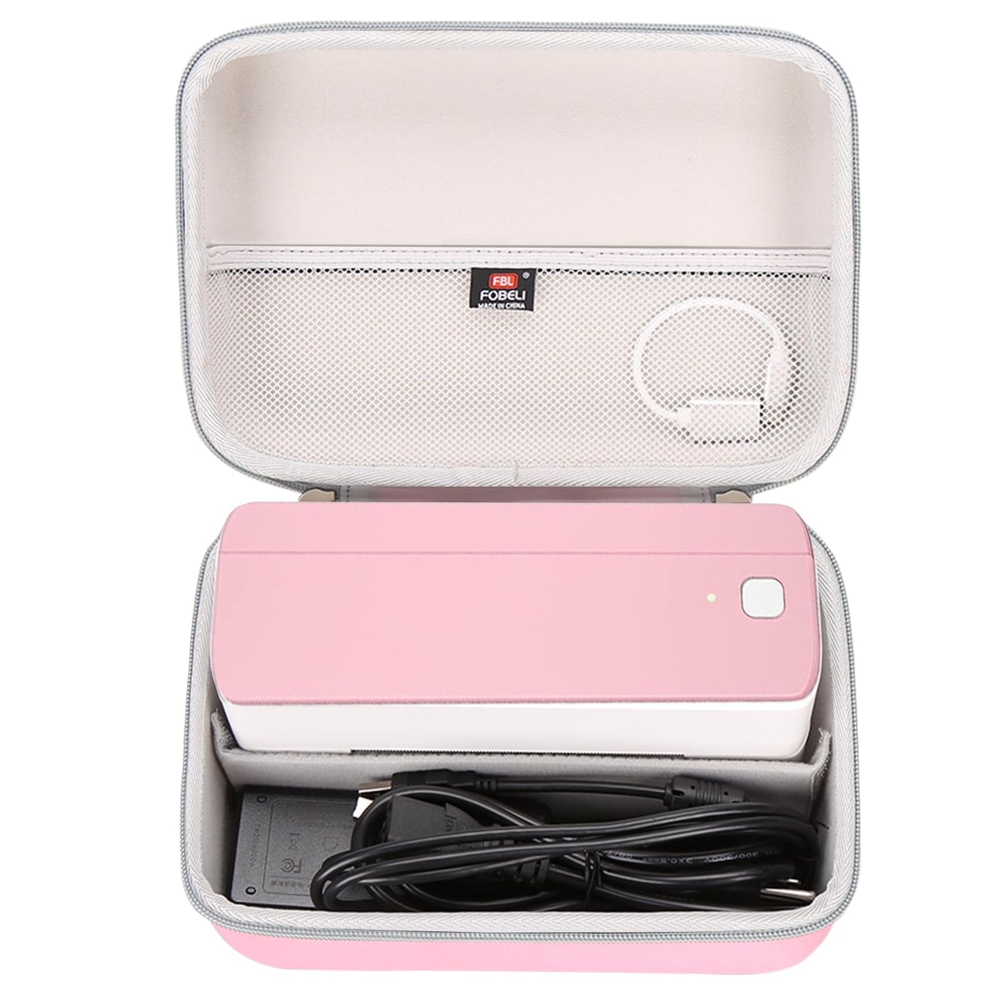 FBLFOBELI Hard Case for POLONO/for Phomemo/for SVANTTO/for YOTON/for Rollo/for Nelko/for Omezizy Bluetooth Thermal Shipping Label Printer - 241BT