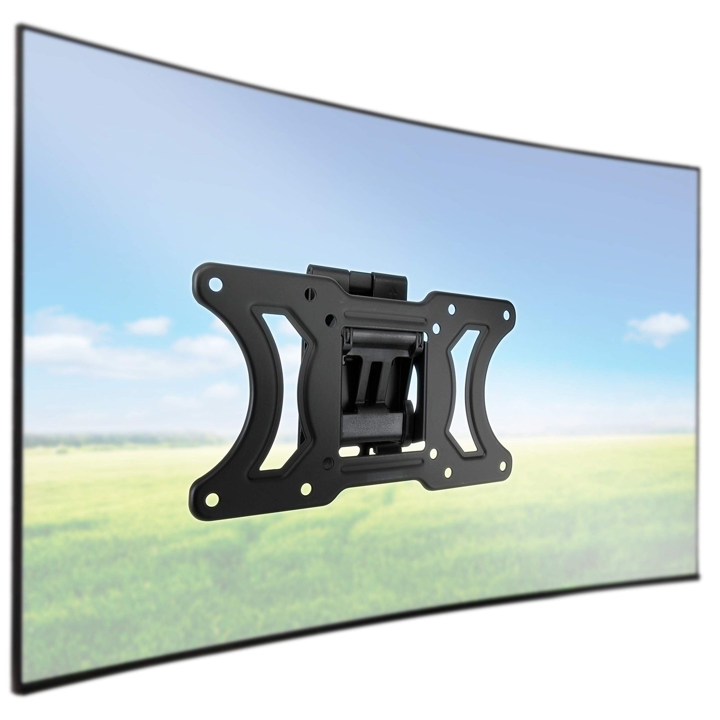 Pyle PSWLB62 Universal Tilting TV Wall Mount - Slim Quick Install VESA Mounting Bracket for TV Monitor, Mounts 10 to 32 Inch HDTV, LED, LCD, Plasma