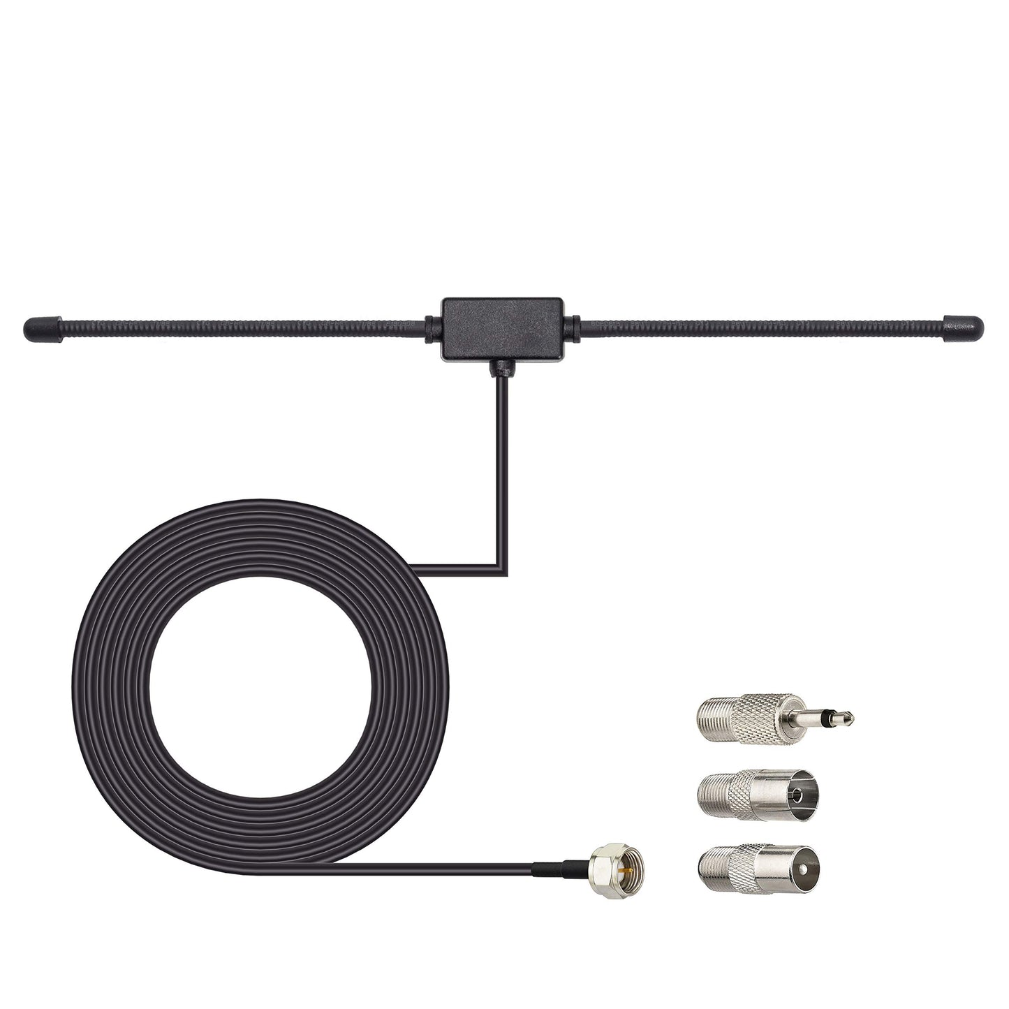 Bingfu FM Radio Dipole Antenna for Stereo Receiver Indoor Pioneer Onkyo Yamaha Marantz Bose Wave Music System Home FM Radio AV Audio Video Home