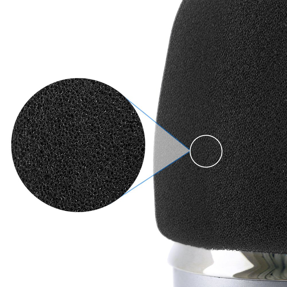 SUNMON Microphone Foam Windscreen Cover for Blue Yeti, Yeti Pro and Yeti X Microphones, the Mic Pop Filter Mask Shield also suit MXL and Audio