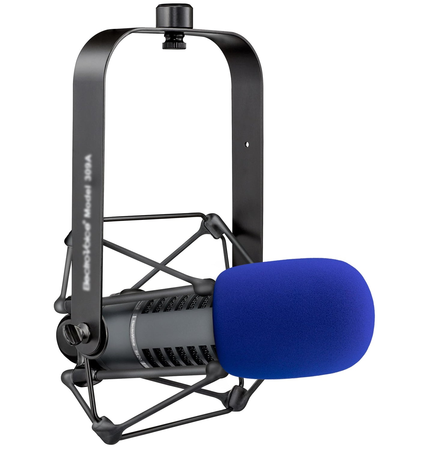 LEFXMOPHY Re20 Pop Filter for Electro-Voice RE20 / RE27/ RE320 Microphone, Blue WS-PL2 Windscreen Replacment for EV RE-20 / RE-27 / RE-320 Mic Foam