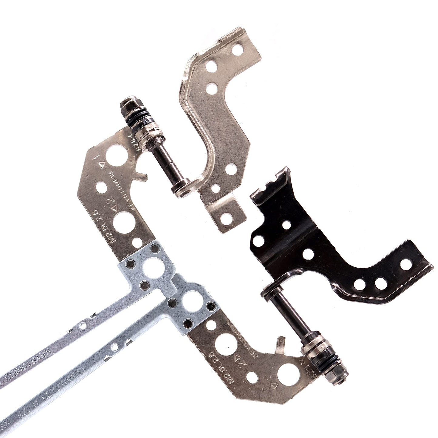 Deal4GO KEYSTONE13 LCD Hinge kit 0KN68T KN68T for Dell Latitude 13 3380 Chromebook 13 3380 Screen Hinges (Non-Touchscreen)