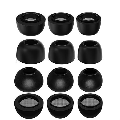 Miayaya Memory Foam Earbud Tips for Galaxy Buds4 Pro/Buds3 Pro Ultimate Comfort Noise Canceling Silicone Eartips for Samsung Galaxy Buds Pro 4/Pro 3
