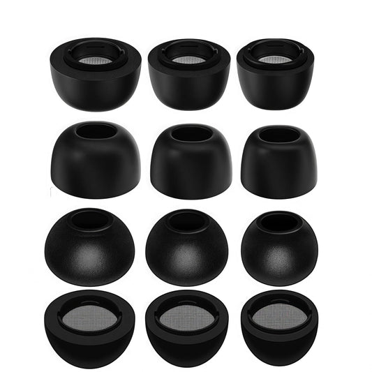 Miayaya Memory Foam Earbud Tips for Galaxy Buds4 Pro/Buds3 Pro Ultimate Comfort Noise Canceling Silicone Eartips for Samsung Galaxy Buds Pro 4/Pro 3