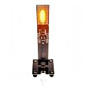 Realistic Flickering Flame LED Candle Lamp, 256 LED Lights Futuristic Unique Tech Style Flameless Ambient Light, Creative USB Romantic Novelty Vibe