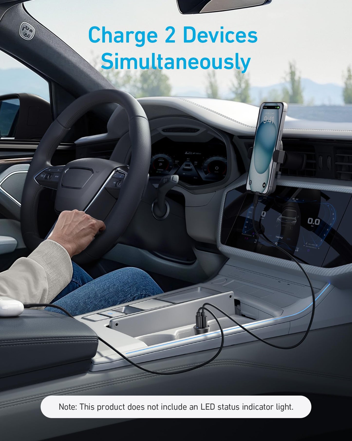 Anker USB-C Car Charger, 30W 2-Port Type-C Car Adapter, iPhone Car Charger with Power IQ 3.0, for iPhone 17/16/15/14/13 Series, Samsung Galaxy