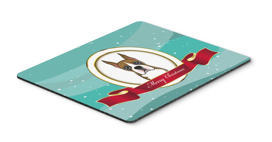 Caroline's Treasures BB1533MP Boxer Merry Christmas Mouse Pad, Hot Pad or Trivet for Home Office Gaming Working Computers Laptop Mouse Mat,Washable