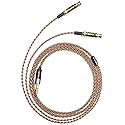 GUCraftsman 6N Single Crystal Copper 3.5mm/4.4mm/4Pin XLR Headphone Upgrade Cable for AUDEZE LCD-X LCD-XC LCD2 LCD3 LCD4 LC5 LCD24 LCD-MX4 MM-500…