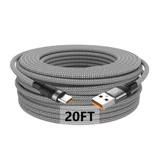 20FT USB C Cable, USB A to USB C 3A Fast Charger Cord, Extra Long Type C Charging Cable Compatible for iPhone 15/15 Plus/15 Pro/15 Pro Max, Samsung