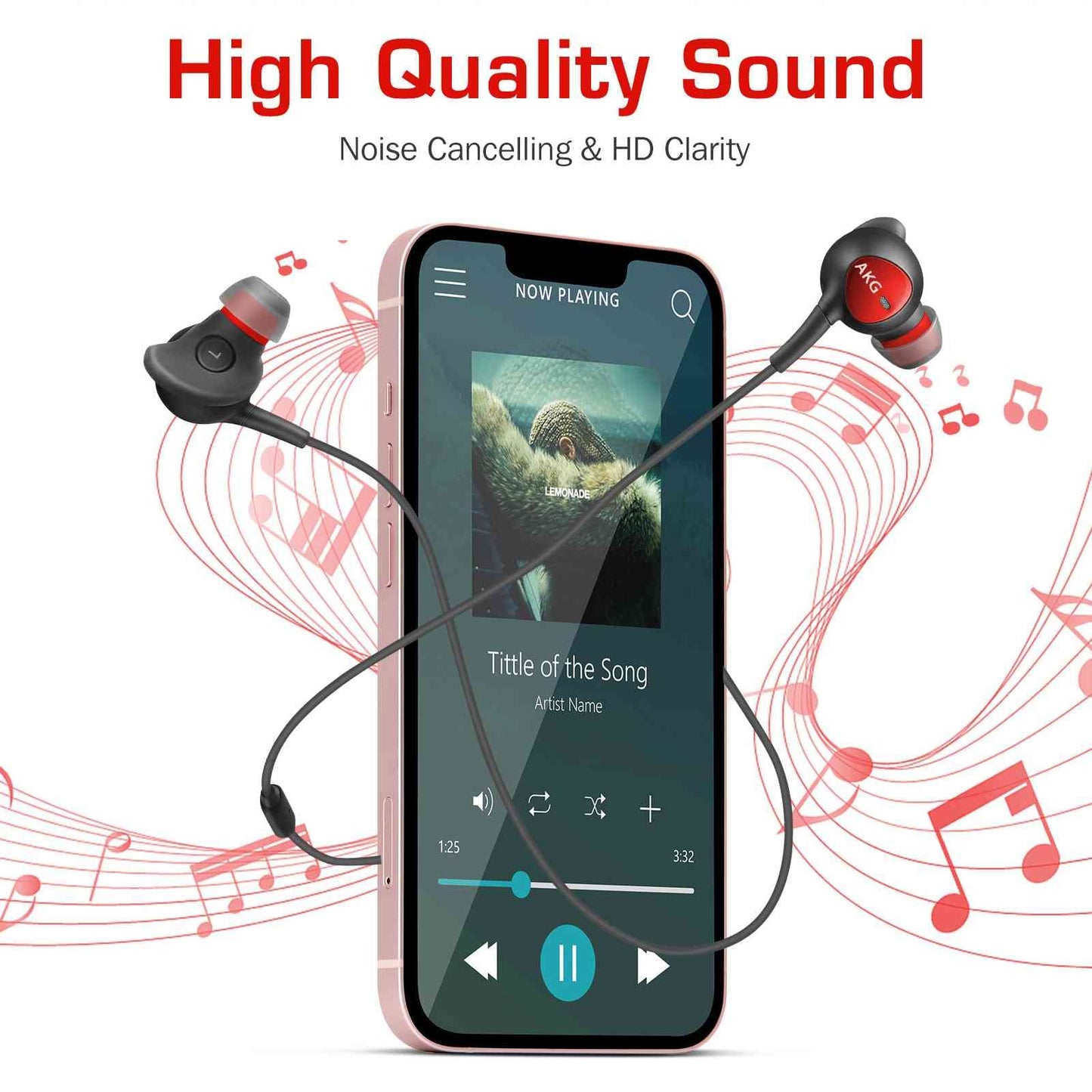 Wired 3.5MM Jack Durable Earphones Earbuds w Microphone and Volume Control, Deep Bass Clear Sound Noise Isolating in Ear Headphones, Compatible…
