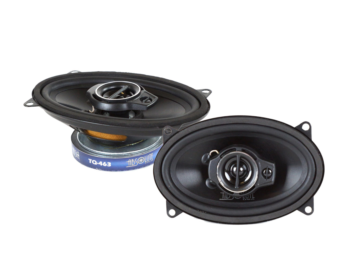 Absolute TQ-463 4"x6" 3-Way Coaxial Speaker System