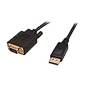 Nippon Labs DP-VGA-6 6-Feet Display Port Male to VGA Male 20 AWG Cable