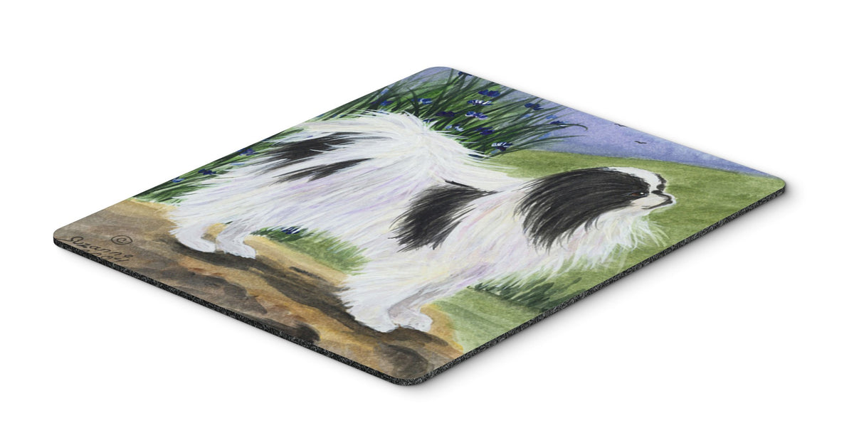 Caroline's Treasures SS8028MP Japanese Chin Mouse Pad, Hot Pad or Trivet for Home Office Gaming Working Computers Laptop Mouse Mat,Washable Large