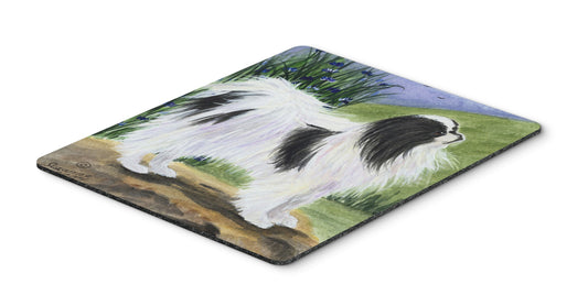 Caroline's Treasures SS8028MP Japanese Chin Mouse Pad, Hot Pad or Trivet for Home Office Gaming Working Computers Laptop Mouse Mat,Washable Large