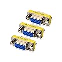 Cable Matters 3-Pack HD15 VGA Coupler, SVGA Coupler (VGA Female to VGASVGA FemaleCoupler