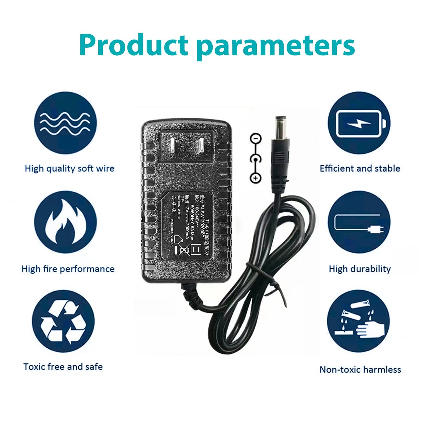 12V AC DC Adapter for Netgear N300 N600, Linksys Wireless Router E2500 EA6400 EA6500 EA6700 EA6900 E1200 E1500 E2000 EA4500 EA6500,TP-Link AX5400…